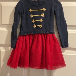 Gymboree Navy Sweater with Gold Buttons